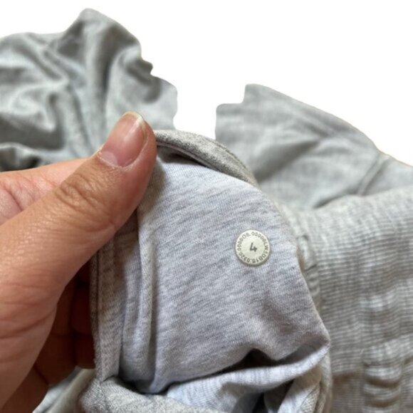 Lululemon Warm Down High-Rise Jogger Pants Gray Size 4 - Picture 6 of 7